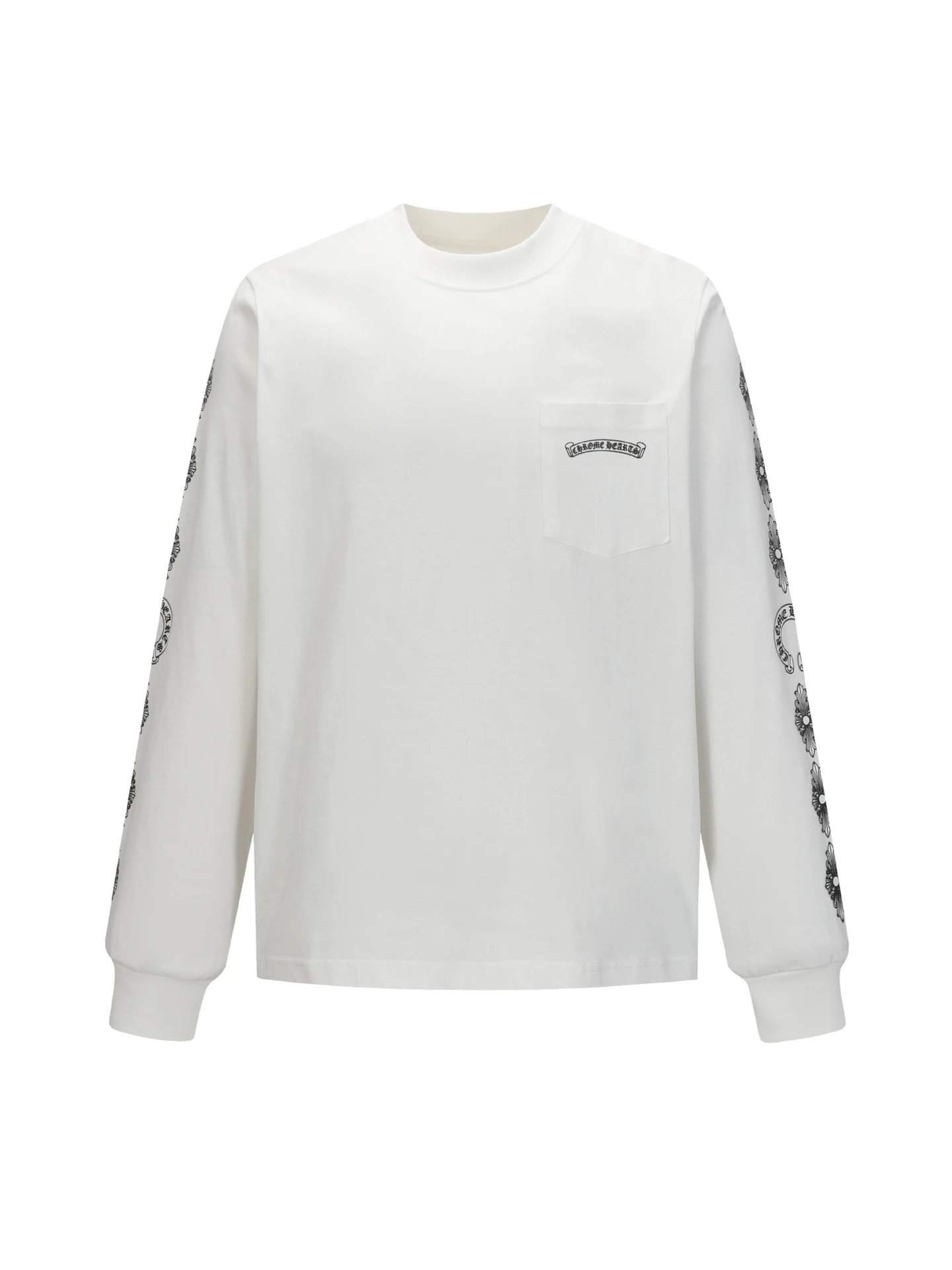Chrome Hearts Long Sleeve Tee Black T-Shirts - 28