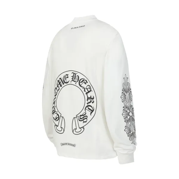 Chrome Hearts Long Sleeve T-Shirt White - 1