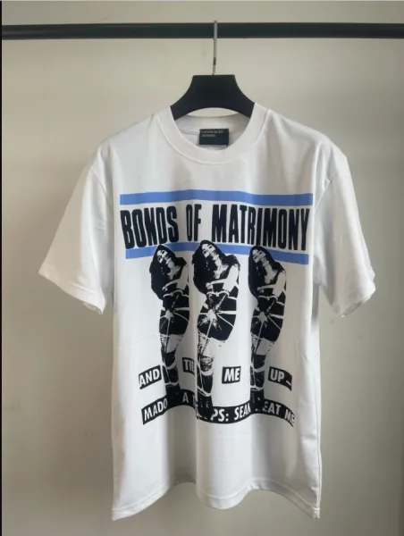 Design Bonds of Matrimony Graphic T-Shirt White - 1
