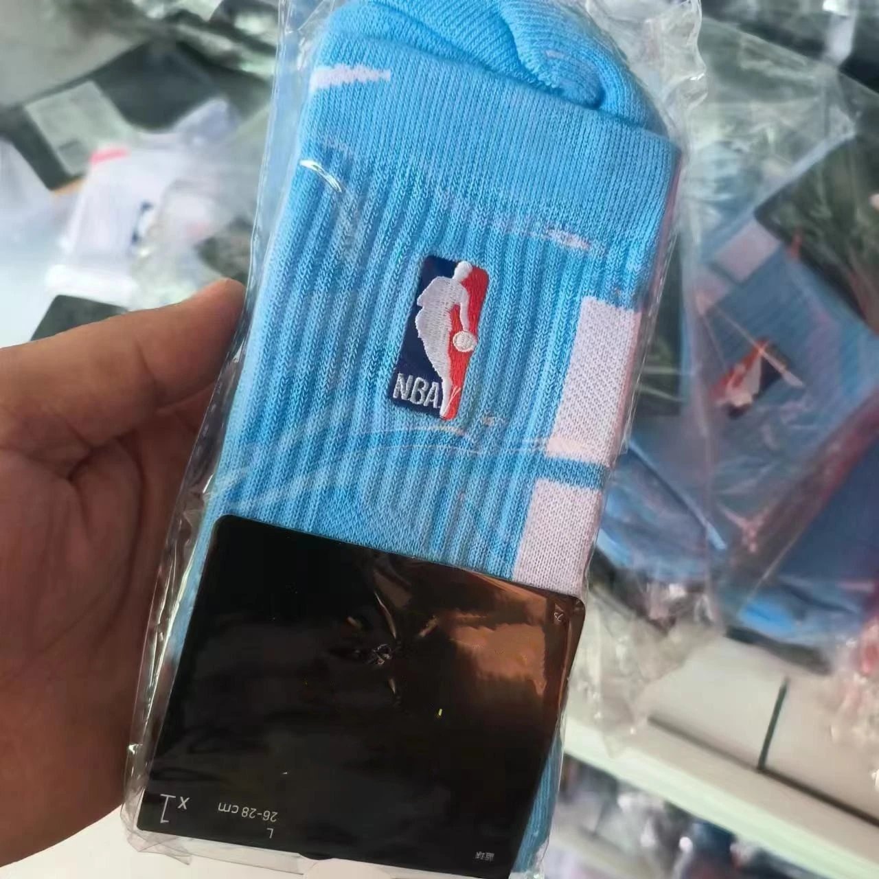 NBA Logo Socks Multicolor Sporty Socks - 8