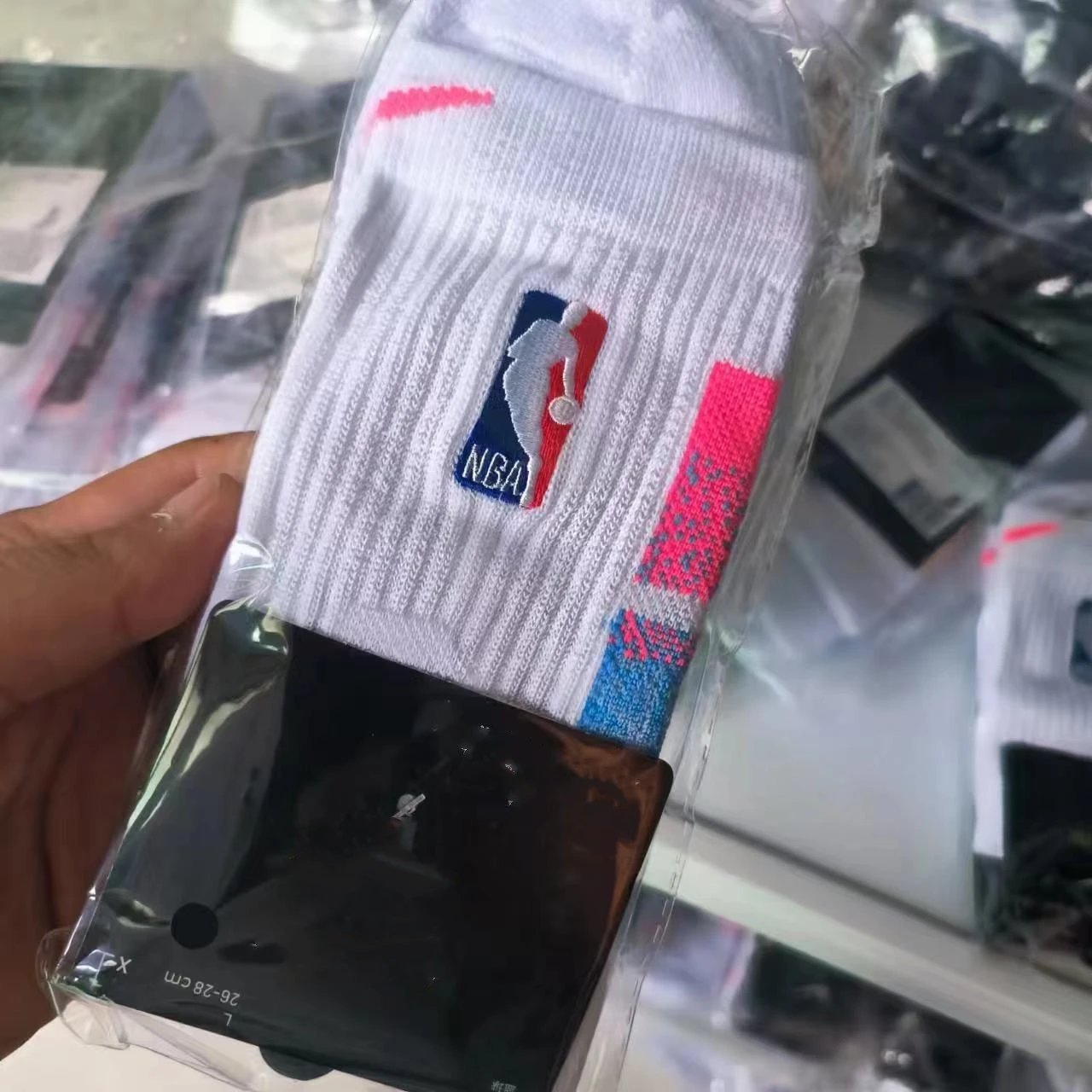 NBA Logo Socks Multicolor Sporty Socks - 6