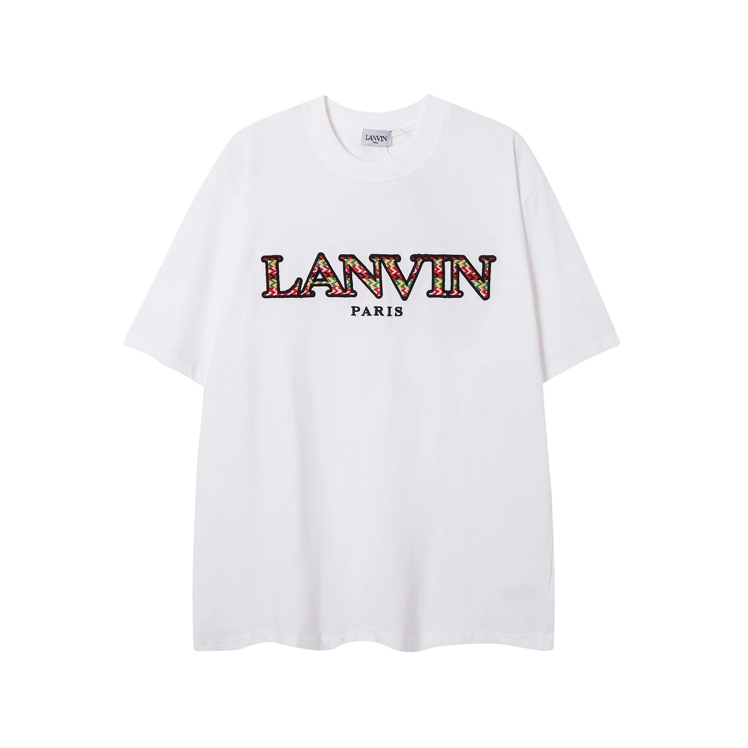 Lanvin x Gallery Dept Art On Display Paint Splatter Beige T-Shirt - 10