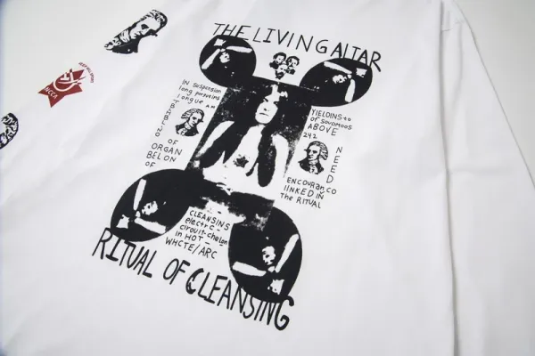 Design e.r.d Proper Homemaking Long Sleeve T-Shirt Black T-Shirts - 3