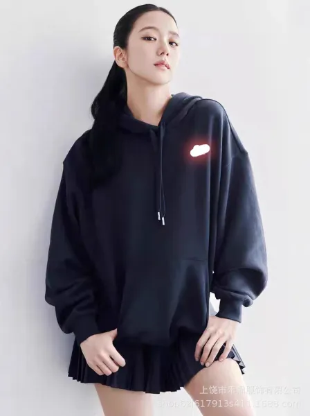 Design Oversized Hoodie and Sweatpants Set Gray - 20