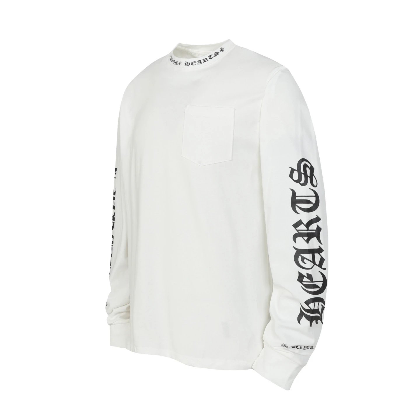 Chrome Hearts Long Sleeve Tee Black T-Shirts - 42
