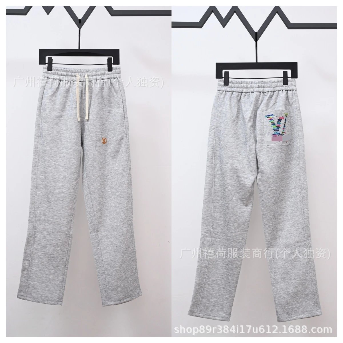 Design Basic Drawstring Sweatpants Gray - 29
