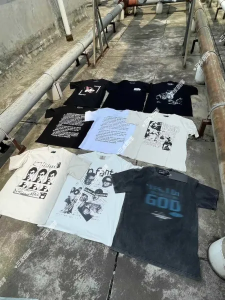 Design EIRID Graphic Print T-Shirt Blue - 2
