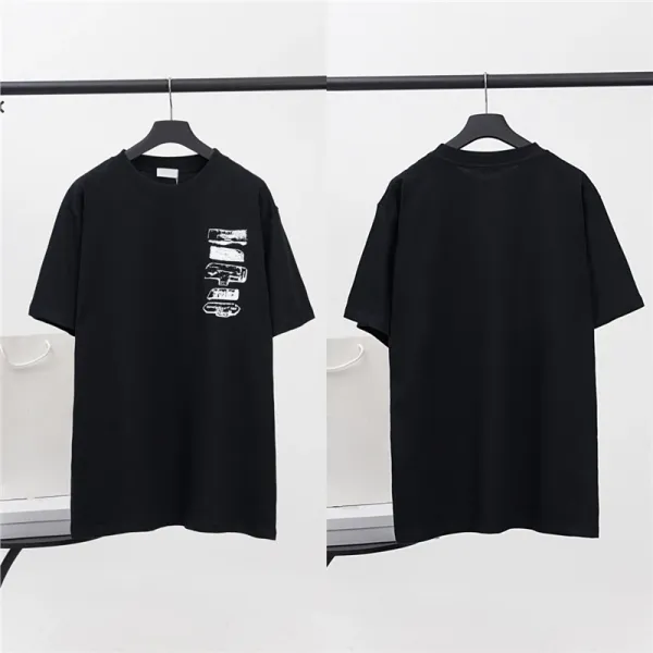 Design Graphic Print Black T-Shirt - 1