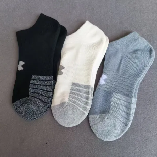 Under Armour Low-Cut Performance Socks Black / White / Gray - 1