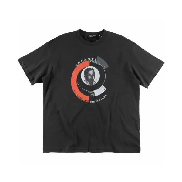 Design El Pico Graphic Print Black T-Shirt Tops.t Shirts - 3