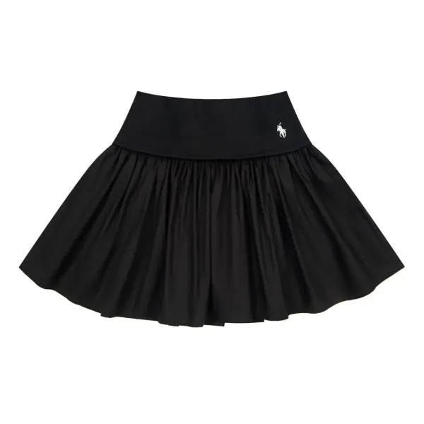Fred Perry Polo Shirt Gray with Black Tennis Skirt - 17