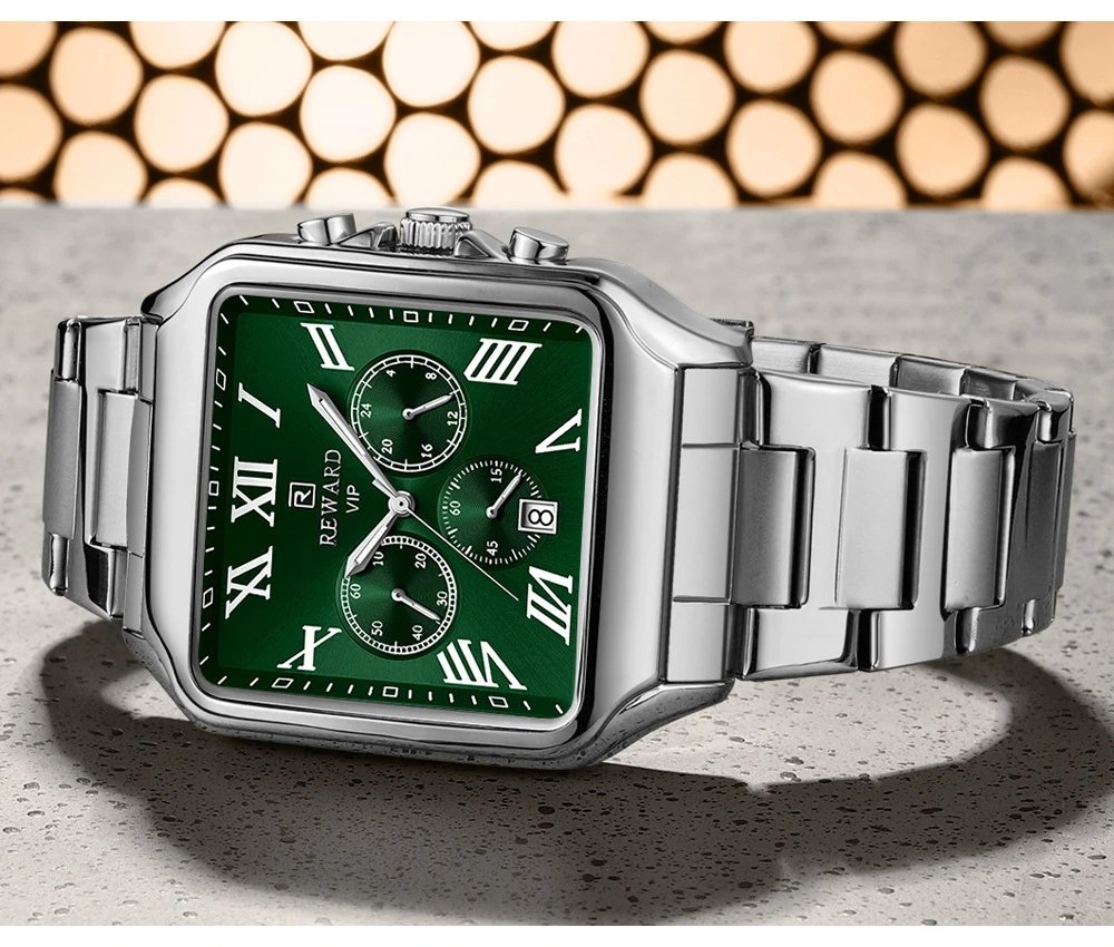Design Reward VIP Chronograph Silver Stainless Steel Watch Watches - 3
