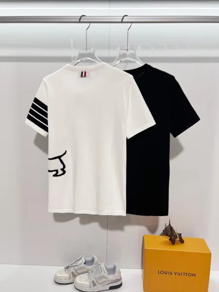 Dior Oblique Print T-Shirt White / Black - 5