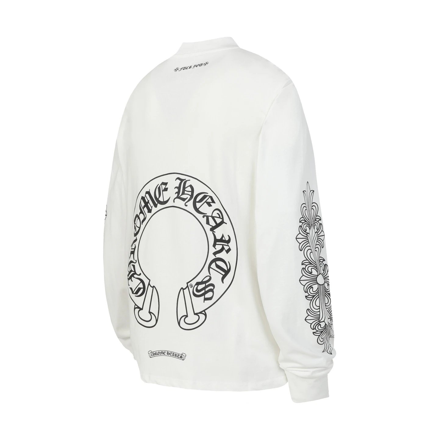 Chrome Hearts Long Sleeve Tee Black T-Shirts - 5