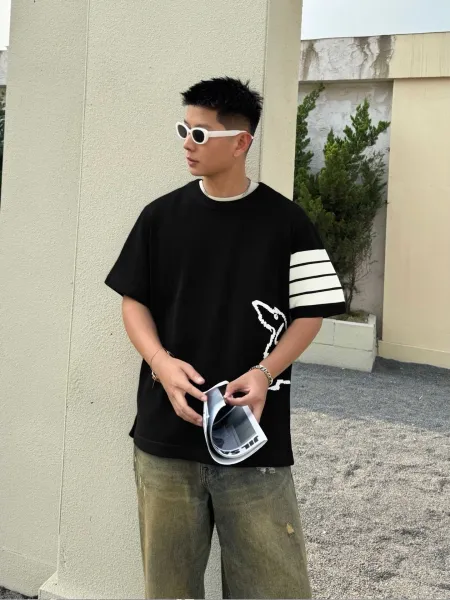 Dior Oblique Print T-Shirt White / Black - 27