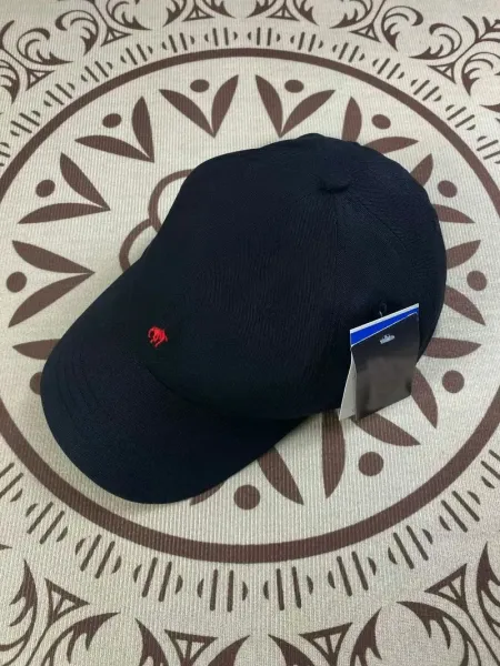 Design Baseball Cap Black with Red Embroidered Logo - 6