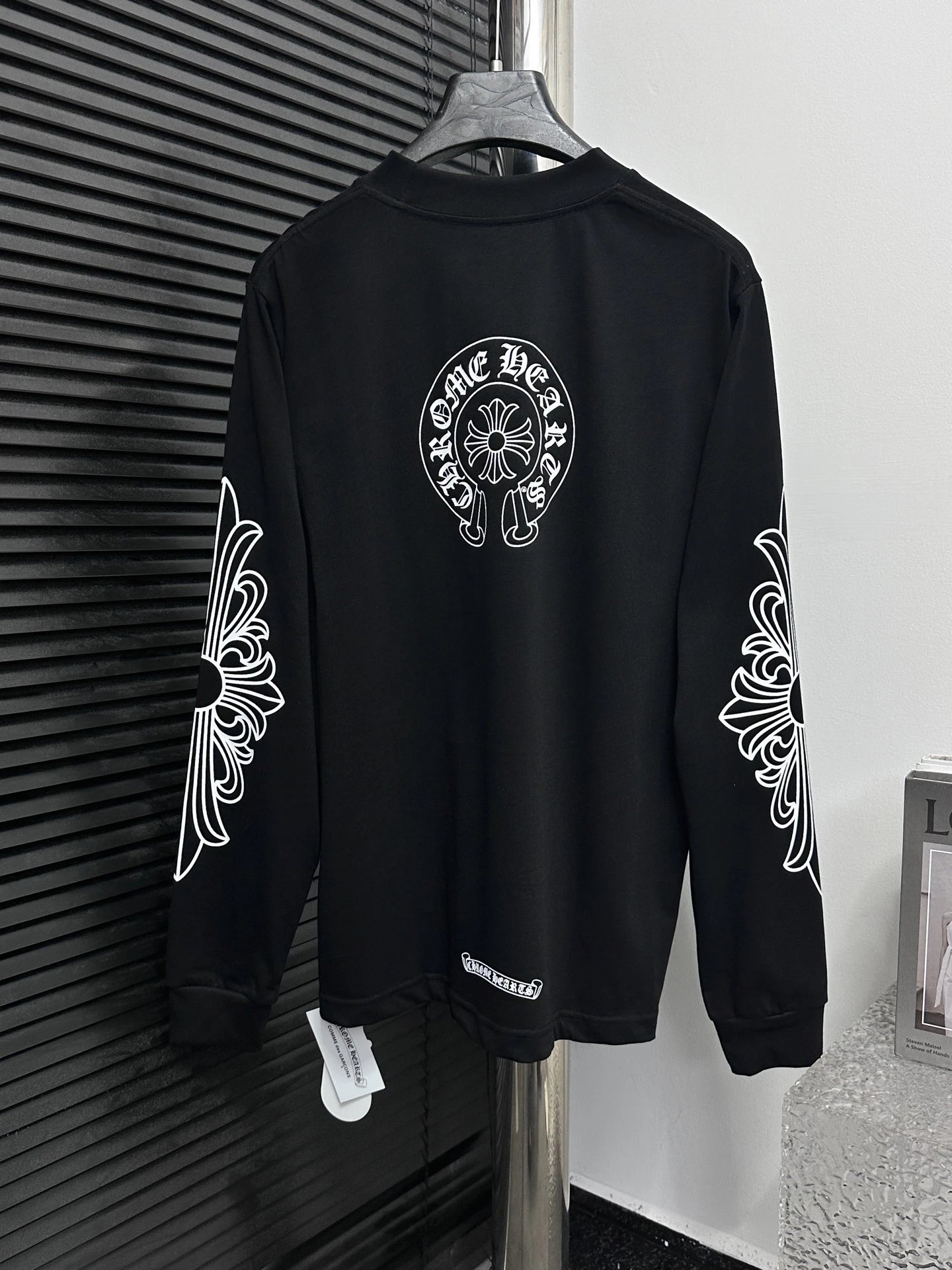 Chrome Hearts Long Sleeve Tee Black T-Shirts - 9