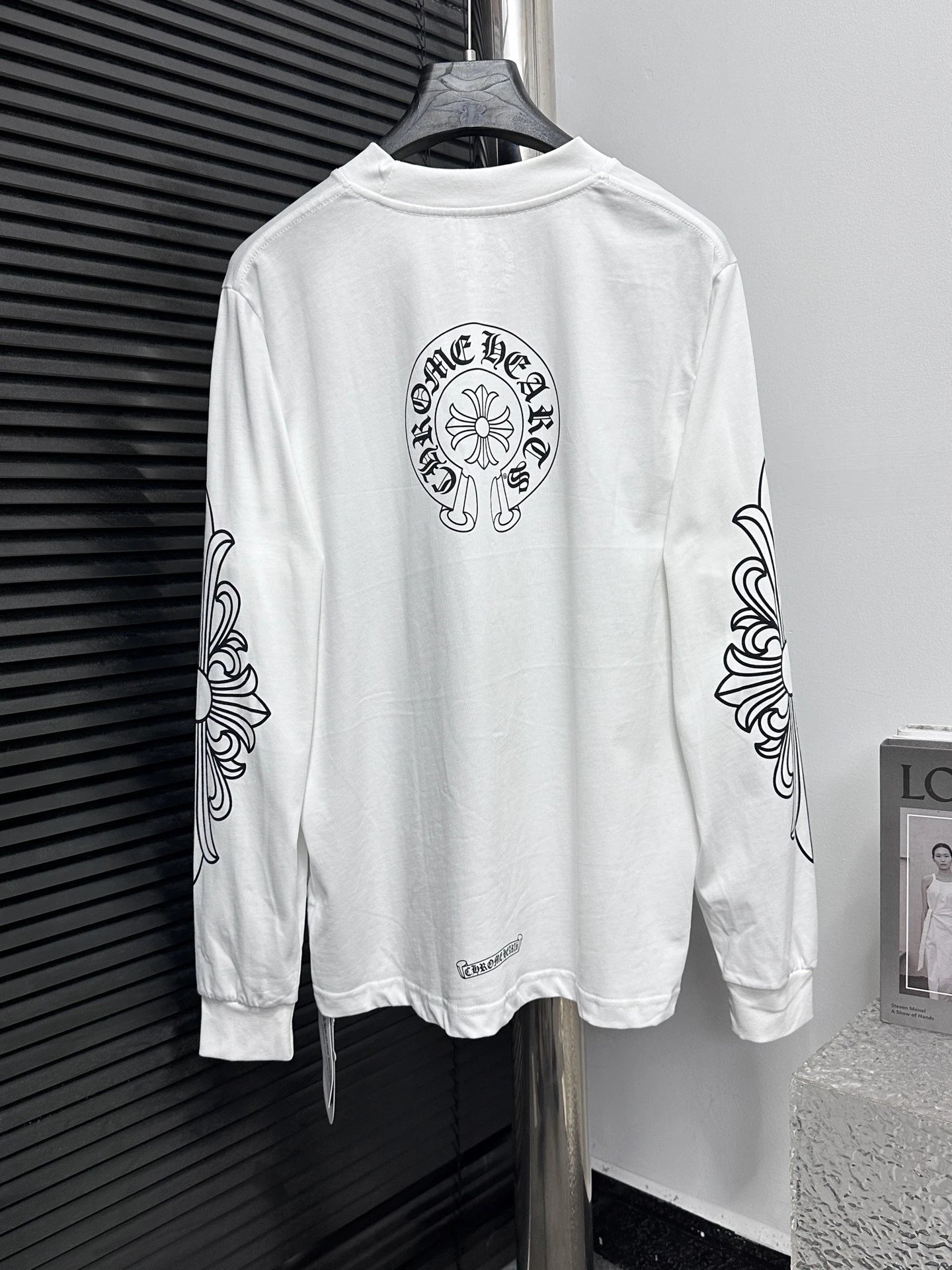 Chrome Hearts Long Sleeve Tee Black T-Shirts - 11