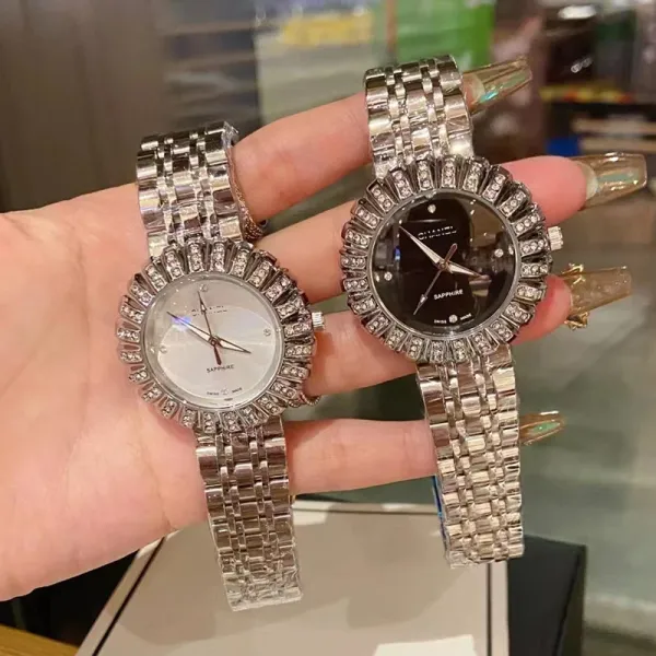 Chanel Quartz Watch with Crystal-Embellished Bezel Silver Tone Watches - 2