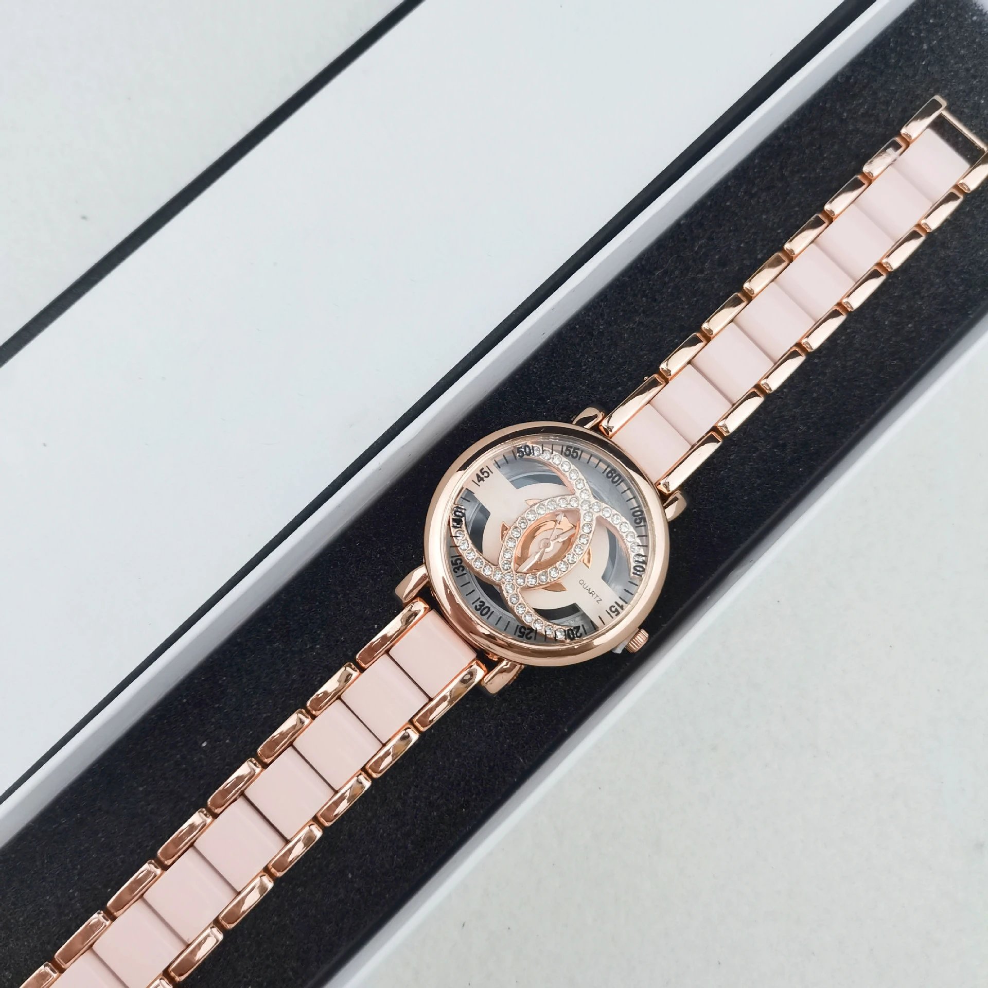 Chanel Premiere Ceramic White and Rose Gold Quartz Watch Watches - 3
