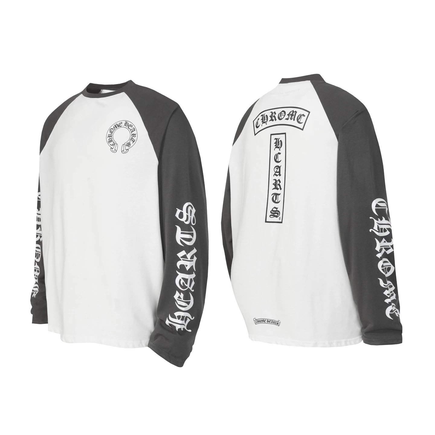 Chrome Hearts Multi-Logo Long Sleeve T-Shirt White - 32