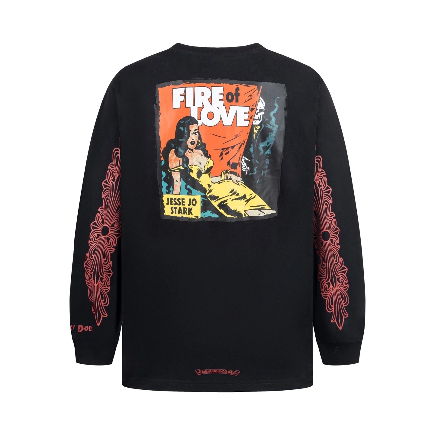 Chrome Hearts Long Sleeve Tee Black T-Shirts - 41