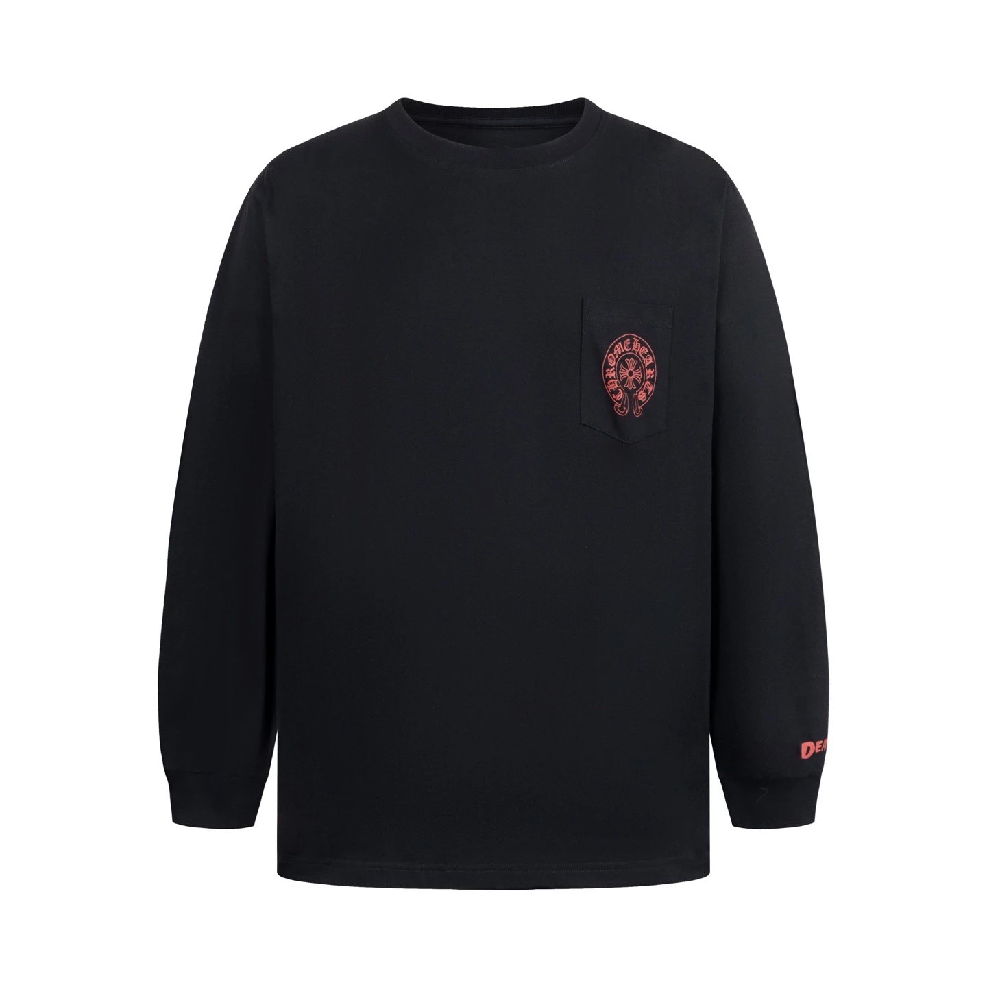 Chrome Hearts Long Sleeve Tee Black T-Shirts - 40