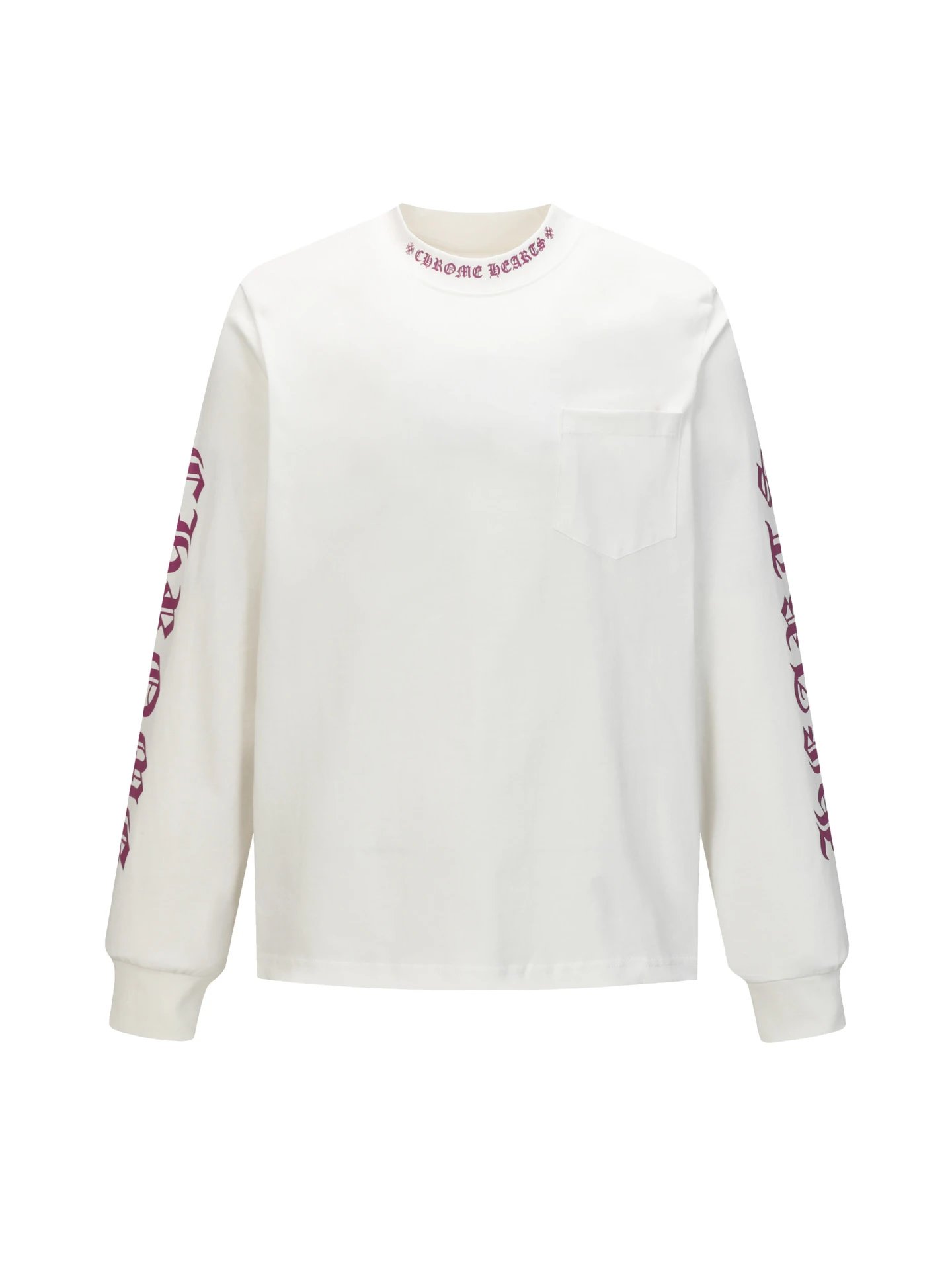 Chrome Hearts Long Sleeve Tee Black T-Shirts - 46