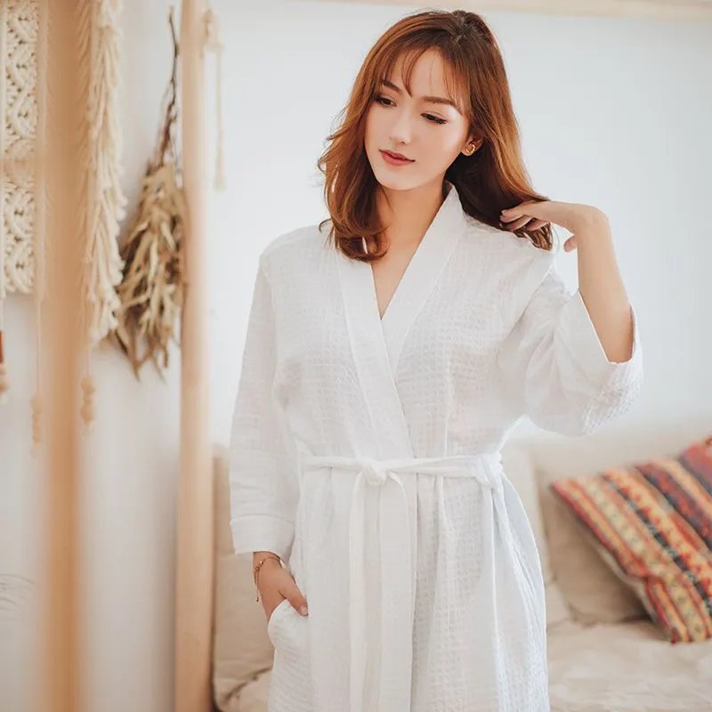华夫格—白色女长袖