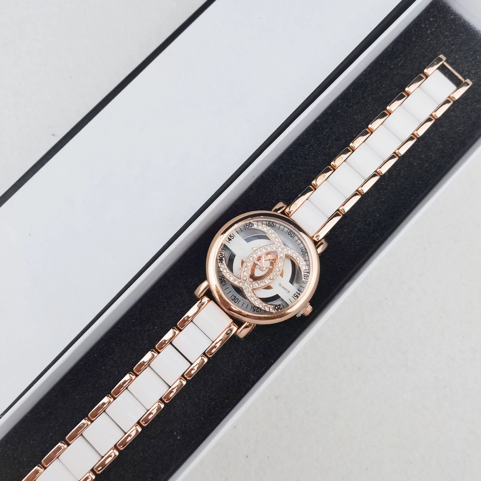 Chanel Premiere Ceramic White and Rose Gold Quartz Watch Watches - 2