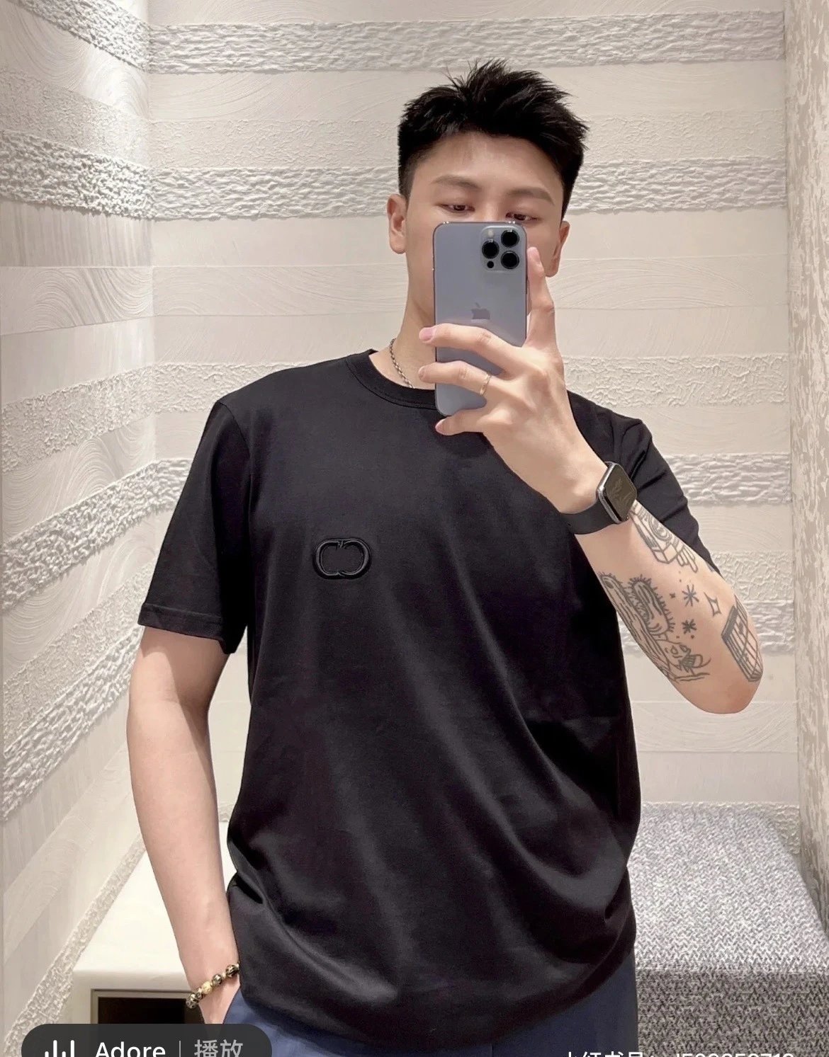Dior Oblique Logo Orange T-Shirt - 3