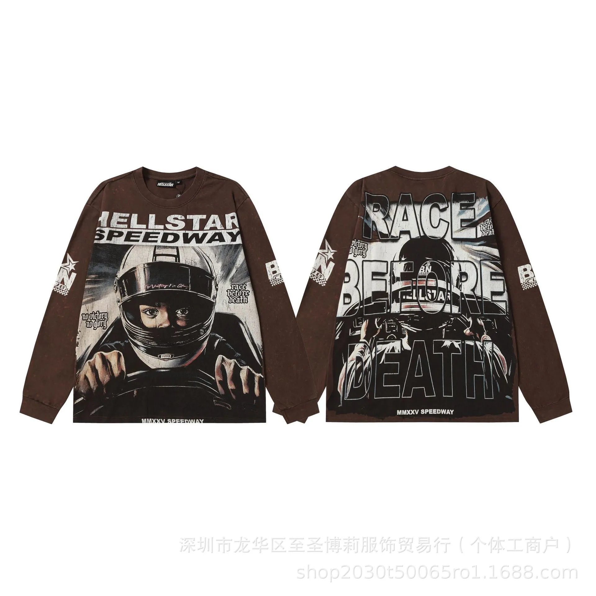 Hellstar Sports Graphic Long Sleeve T-Shirt Black - 39