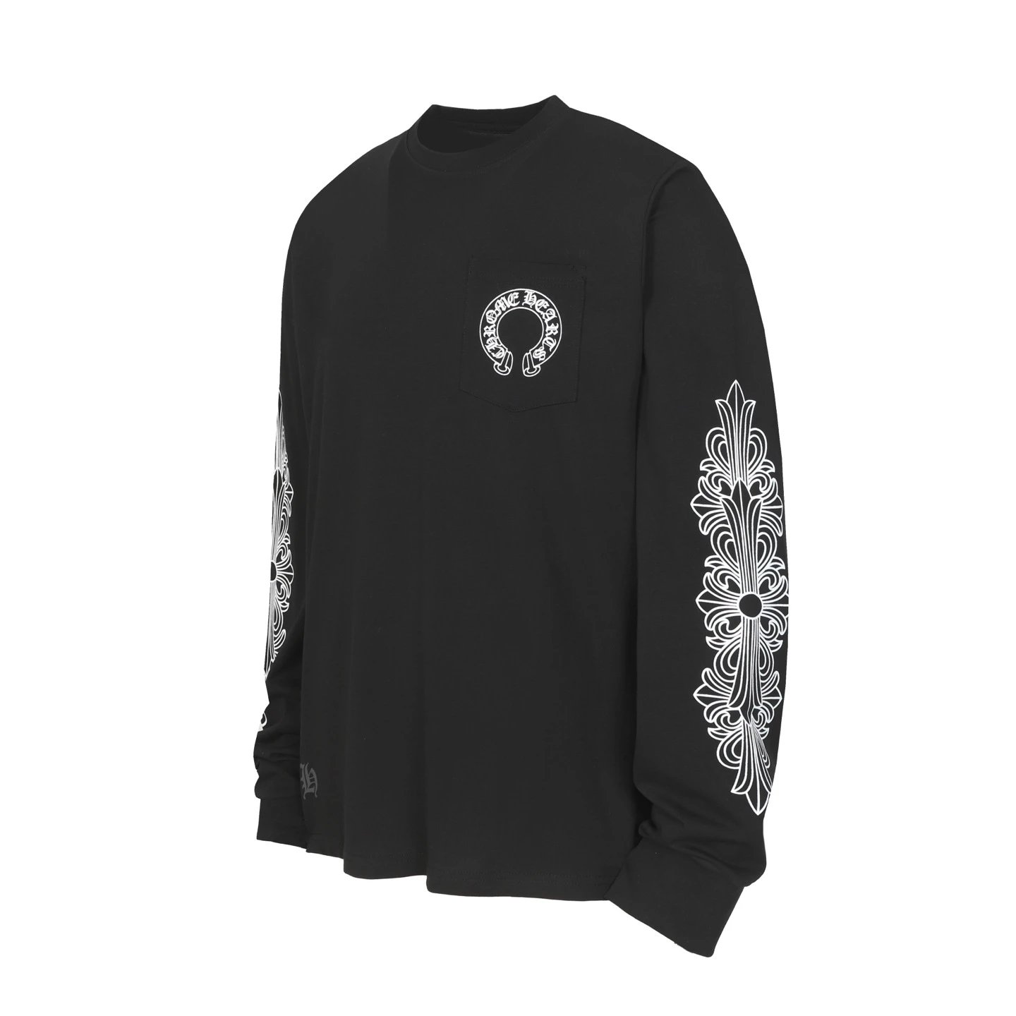 Chrome Hearts Long Sleeve Tee Black T-Shirts - 22