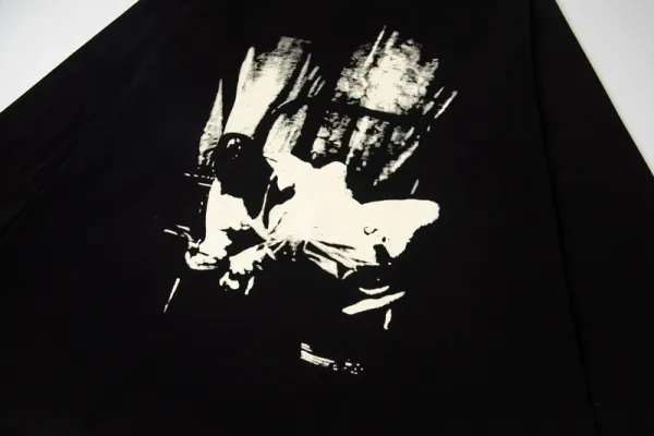 Design e.r.d Proper Homemaking Long Sleeve T-Shirt Black T-Shirts - 10