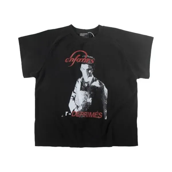 Design El Pico Graphic Print Black T-Shirt Tops.t Shirts - 4