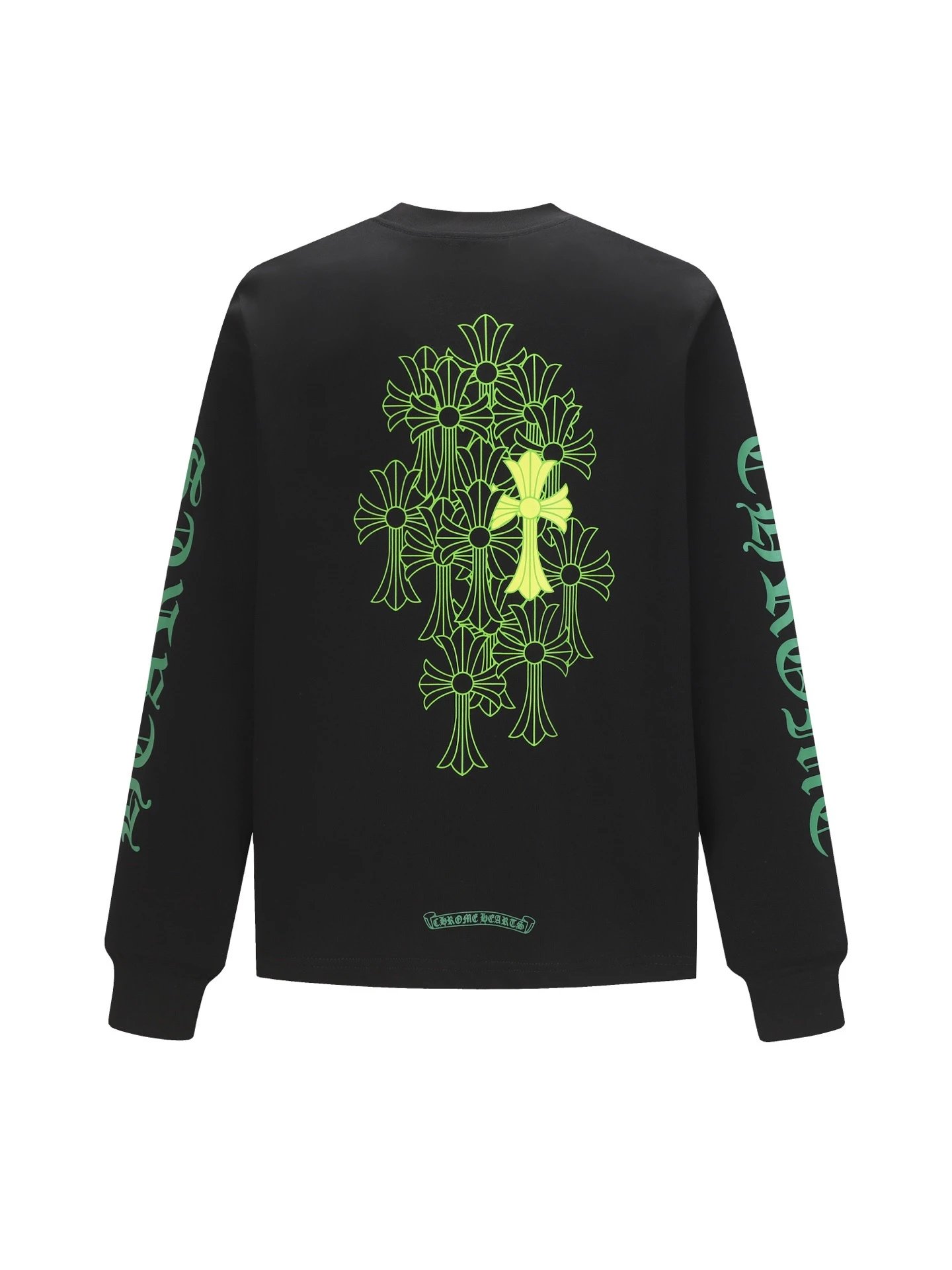 Chrome Hearts Long Sleeve Tee Black T-Shirts - 49