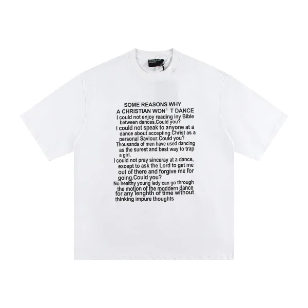 Design Ask Yourself Distressed Tie-Hem T-Shirt White T-Shirts - 29
