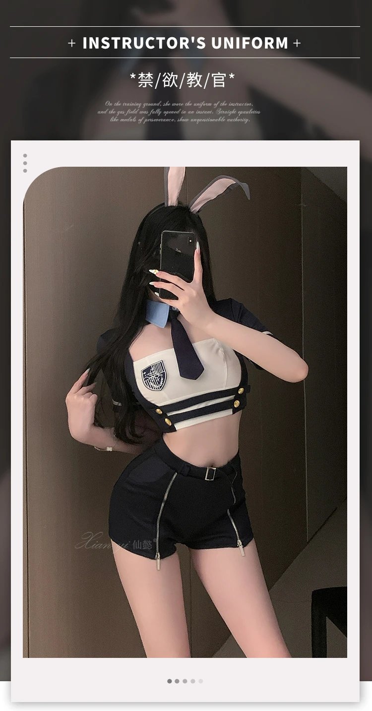 Design Bunny Ear Sailor Set Deep Blue - 5