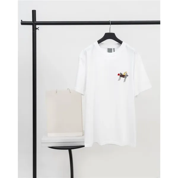 Design Embroidered Graphic T-Shirt White - 1