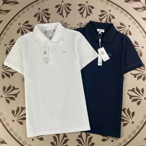 Lacoste Classic Fit White Polo Shirt Tops.polo - 7