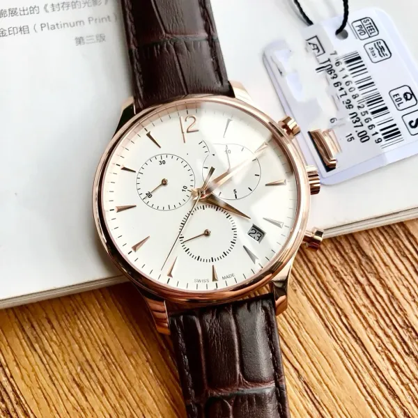 Design Mother-of-Pearl Dial Two-Tone Gold Silver Watch Watches - 38