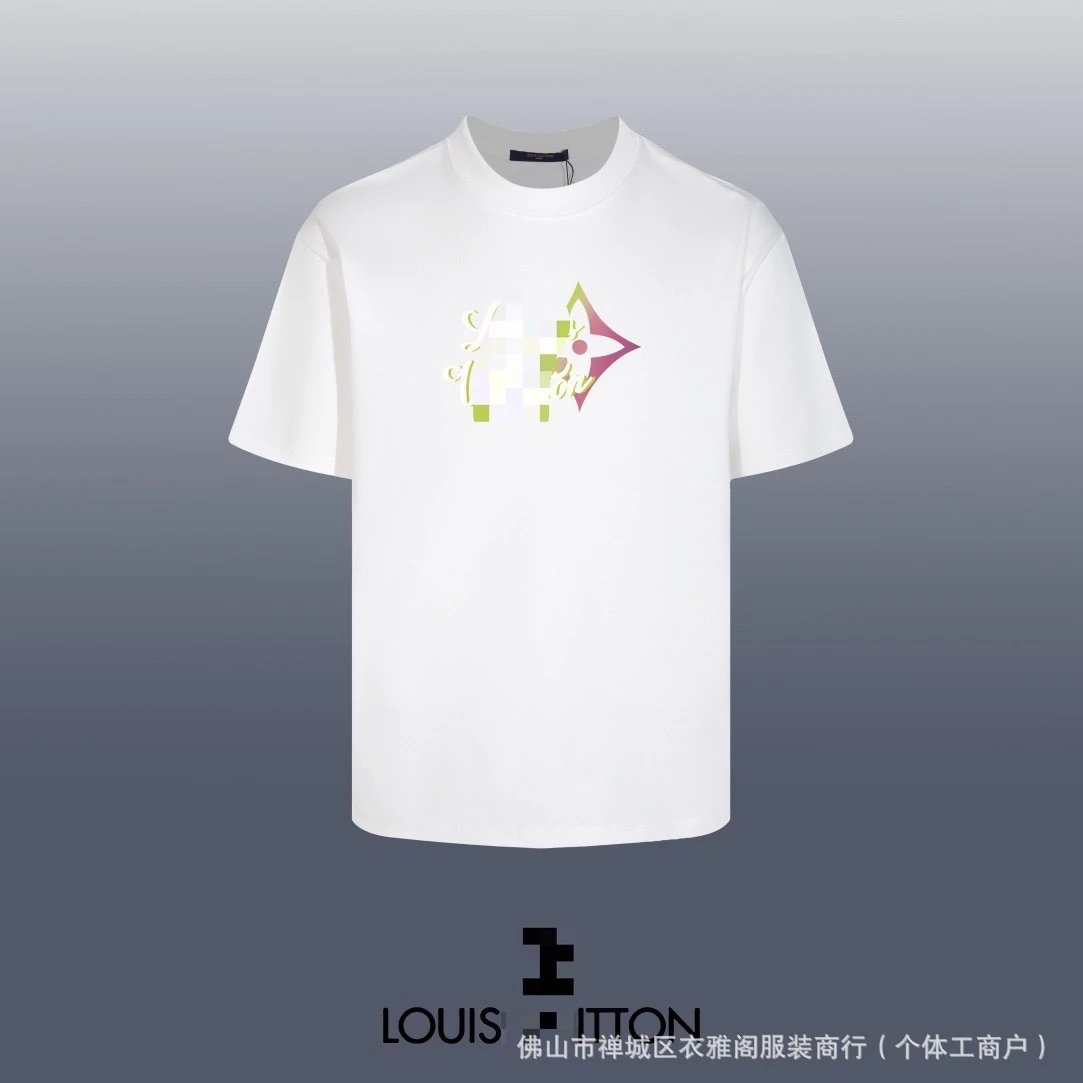 Louis Vuitton Pixelated LV Graphic T-Shirt Black - 6