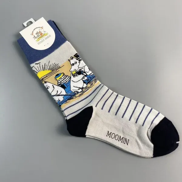 Design Moomin Story Guide Socks Multicolor Socks - 1