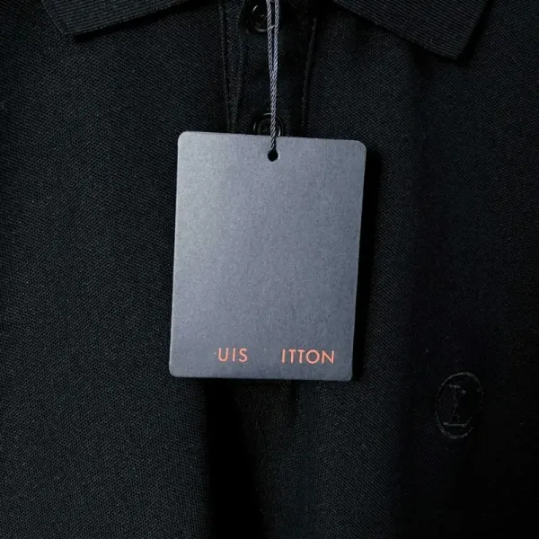 Design Classic Black Polo Shirt Tops.polo - 12