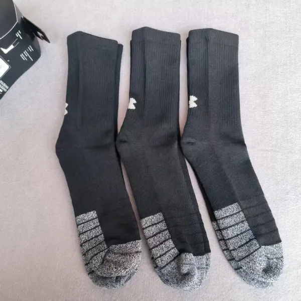 Under Armour Performance Crew Socks Charcoal Gray - 1