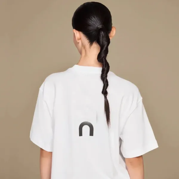 Design Minimal Logo T-Shirt Charcoal Gray T-Shirt - 17