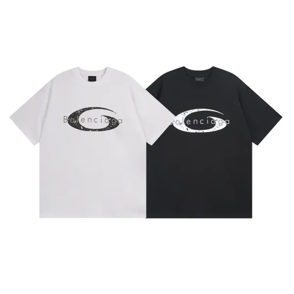 Balenciaga Fashion Designer Black Oversized T-Shirt - 5