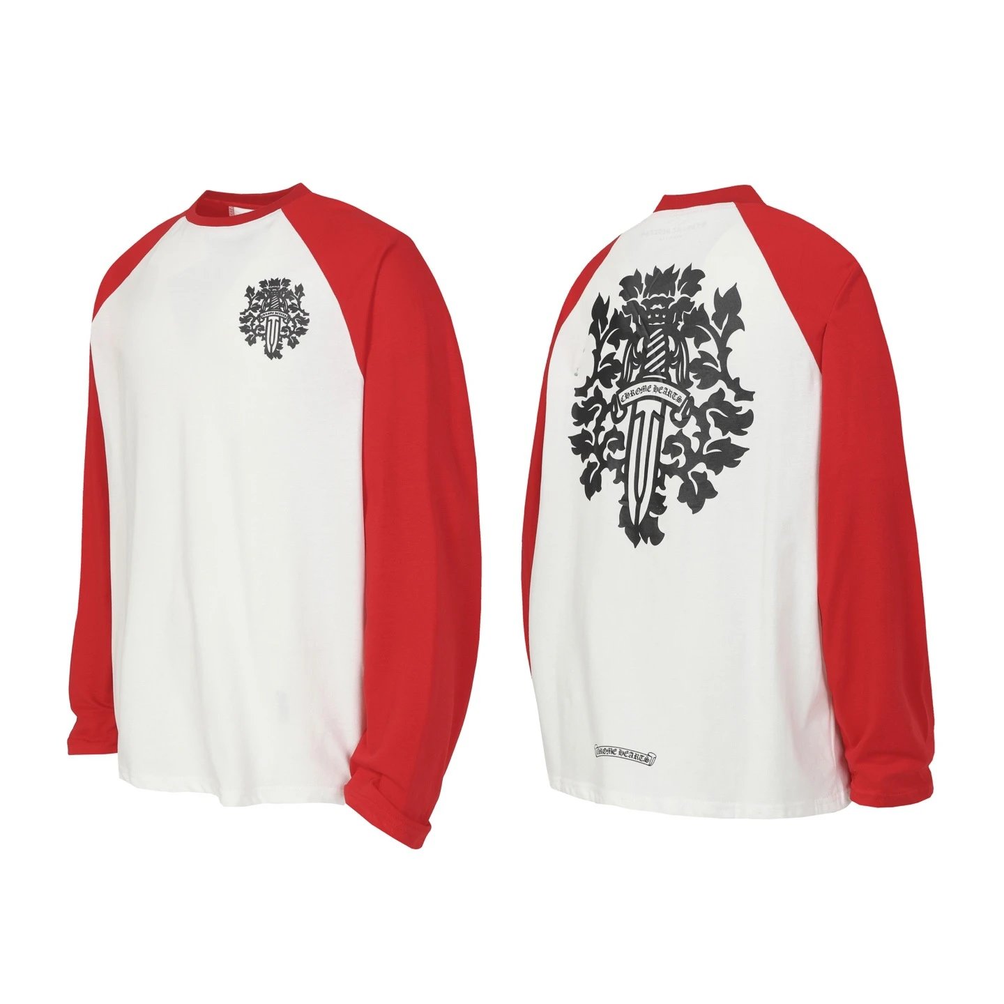 Chrome Hearts Multi-Logo Long Sleeve T-Shirt White - 22