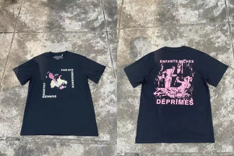 Enfants Riches Déprimés Graphic Print Black T-Shirt