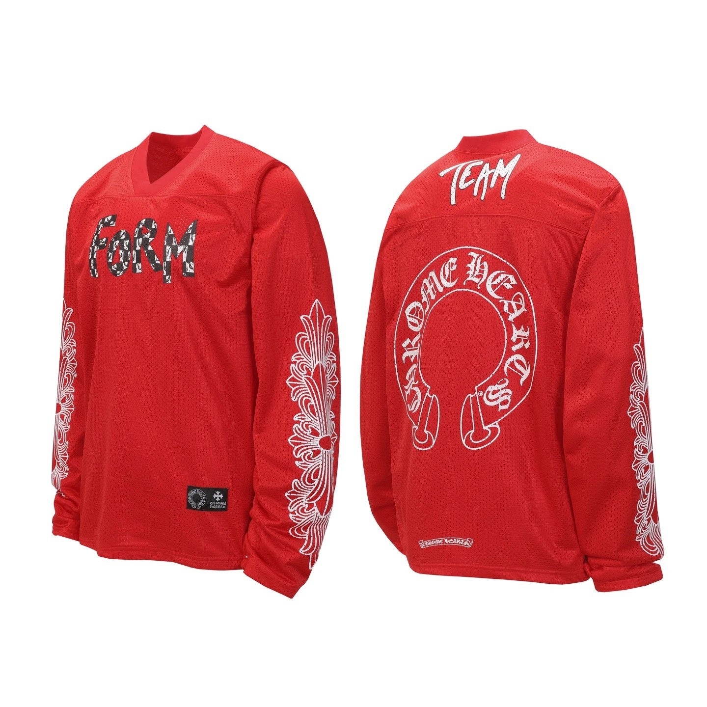 Chrome Hearts Multi-Logo Long Sleeve T-Shirt White - 21